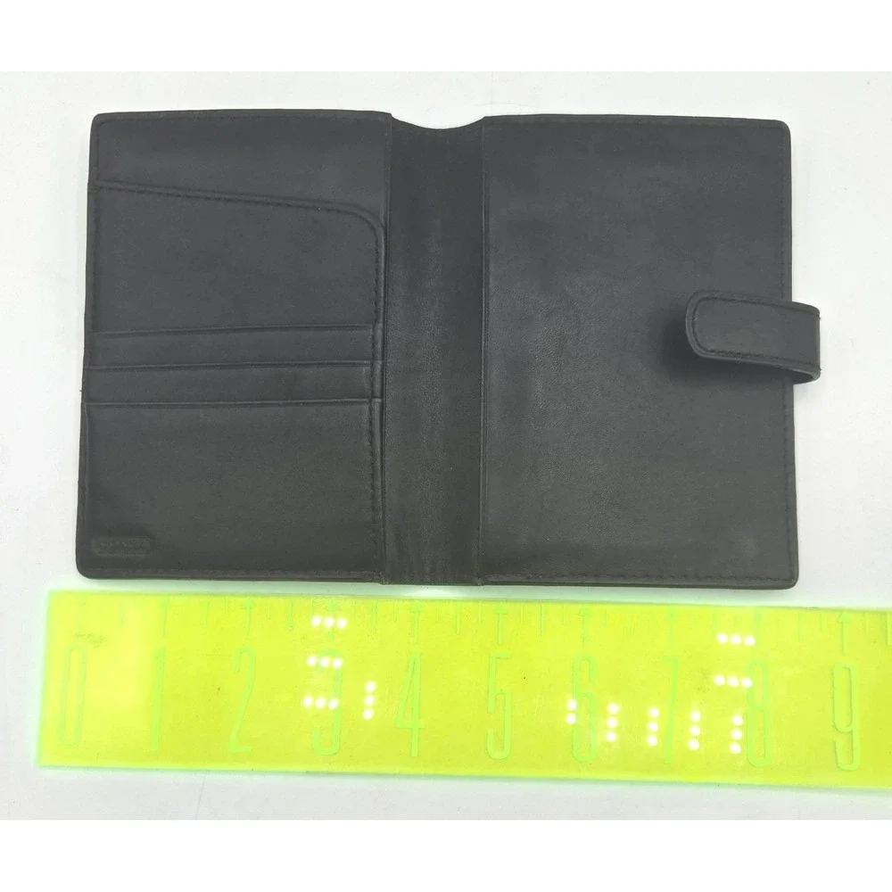 Authentic Coach New York Black Leather Organizer/Planner/Wallet